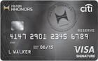 Citi<sup>®</sup> Hilton HHonors<sup>™</sup> Reserve Card