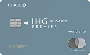 Image of the Chase IHG Rewards Premire Credit Card