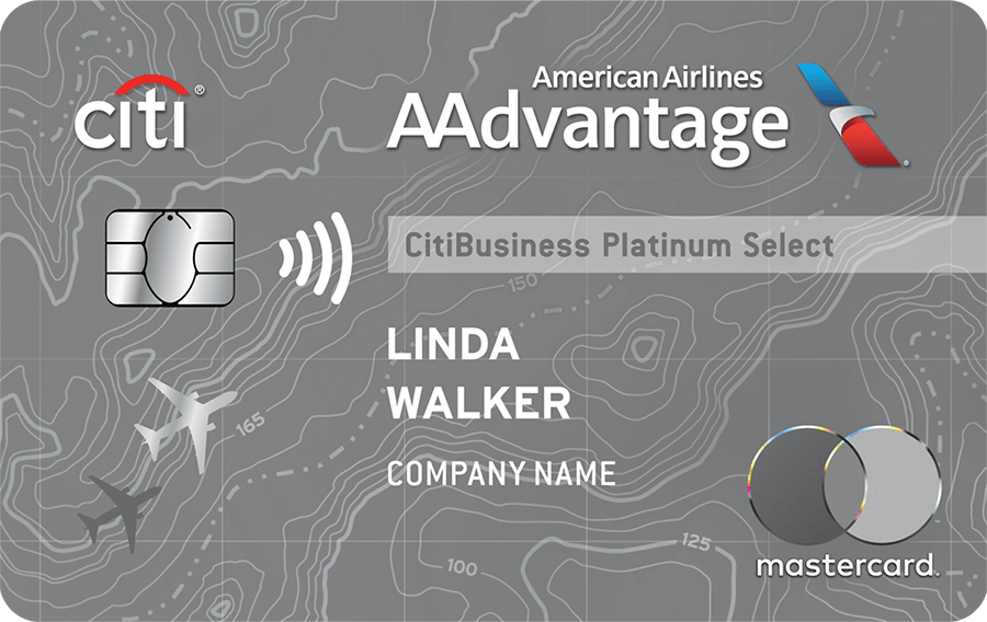 CitiBusiness® / AAdvantage® Platinum Select® Mastercard® card art