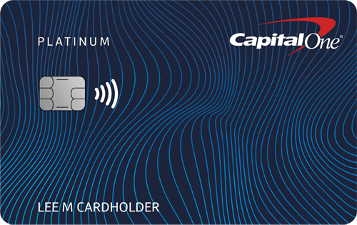 card art for the Capital One Platinum Secured Credit Card