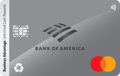Bank of America® Business Advantage Unlimited Cash Rewards Mastercard® credit card