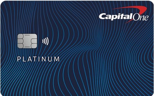 card art for the Capital One Platinum Secured Credit Card